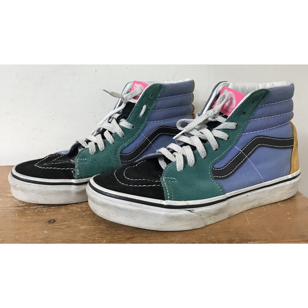 Vans Multicolor Patchwork Suede Leather Canvas Hi… - image 1